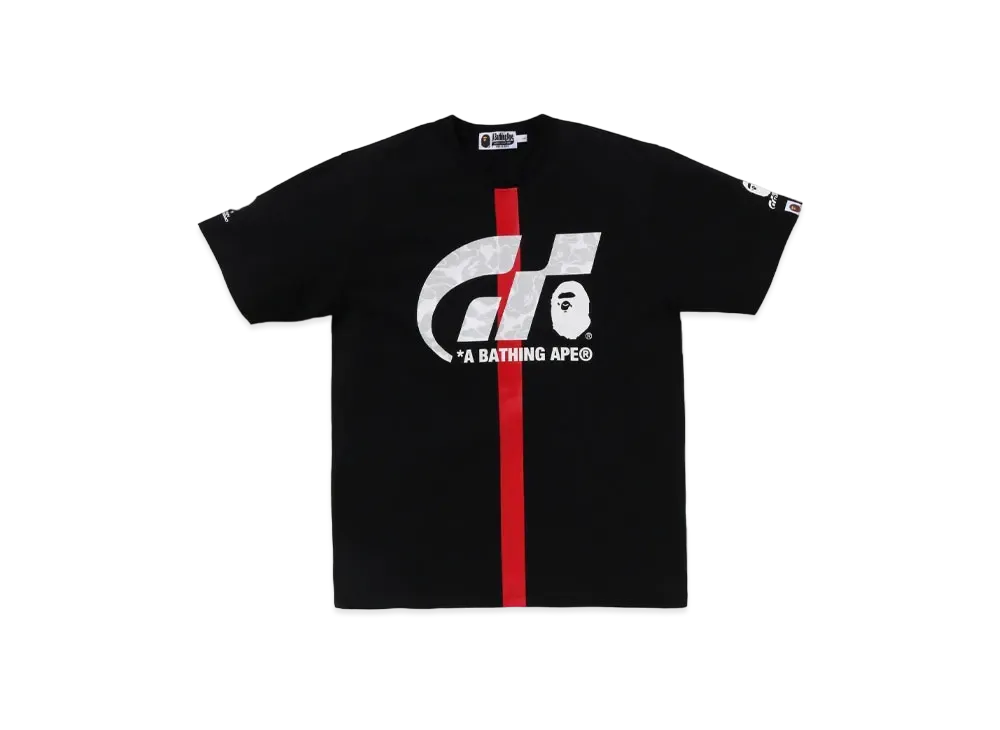 A BATHING APE x GRAN TURISMO Tee "Black"