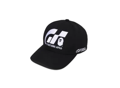 A BATHING APE x GRAN TURISMO Snapback Cap "Black"