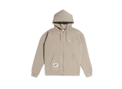 A BATHING APE x HIGHSNOBIETY Full Zip Hoodie "Beige"