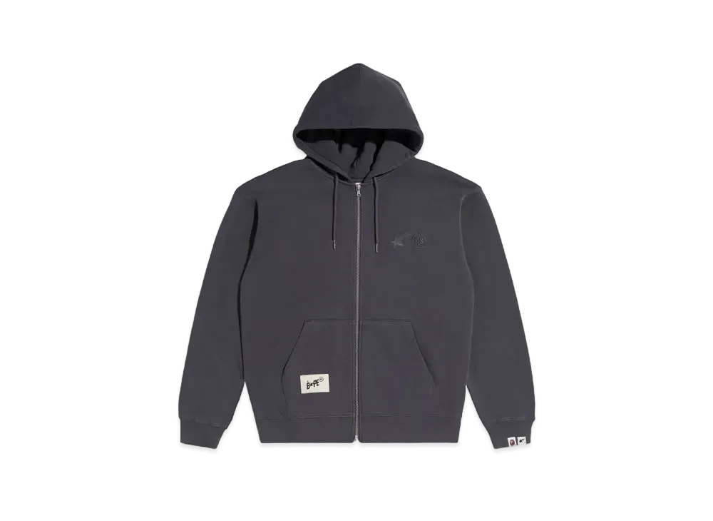 A BATHING APE x HIGHSNOBIETY Full Zip Hoodie "Charcoal"