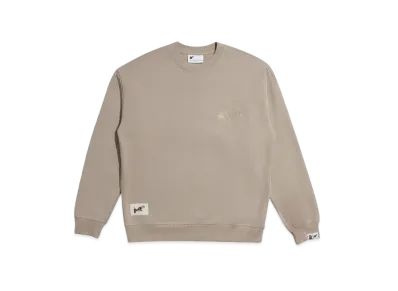 A BATHING APE x HIGHSNOBIETY Crewneck "Beige"