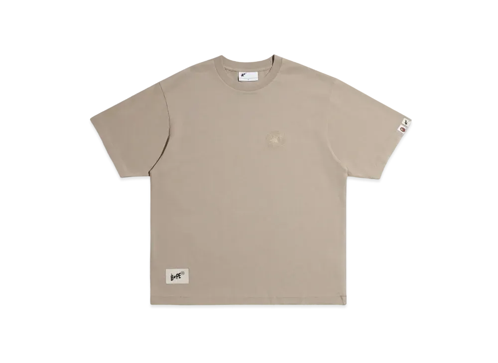 A BATHING APE x HIGHSNOBIETY Tee "Beige"