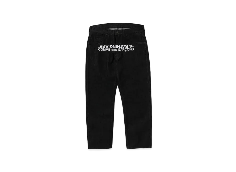 A BATHING APE x CDG OSAKA Denim "Black"