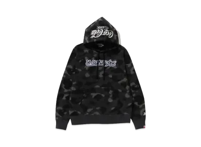 A BATHING APE x COCA COLA Color Camo Ape Head Pullover Hoodie "Black"