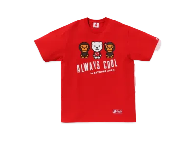 A BATHING APE x COCA COLA Milo Tee "Red"