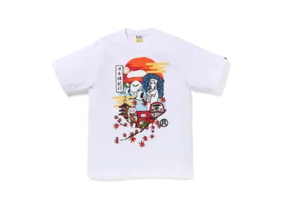 A BATHING APE Japan Culture Ape Head Tee "White"