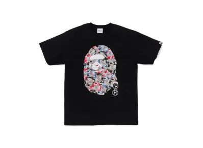 A BATHING APE x TAMAGOTCHI Ape Head Tee "Black"