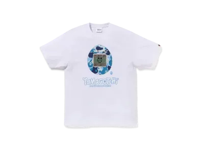 A BATHING APE x TAMAGOTCHI Tee #2 "White/Blue"