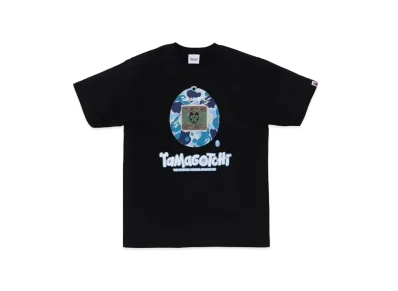 A BATHING APE x TAMAGOTCHI Tee #2 "Black/Blue"