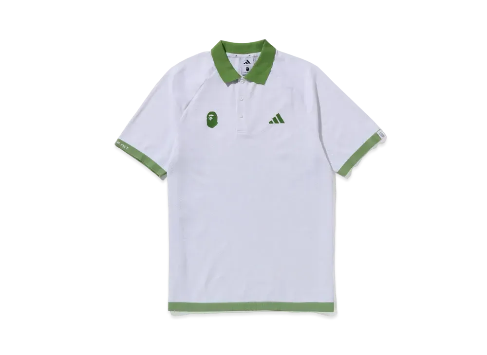 A BATHING APE x ADIDAS Golf Polo "Green"
