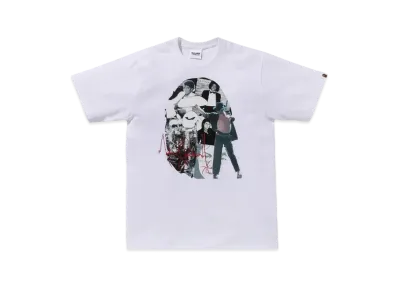 A BATHING APE x MICHAEL JACKSON Album Jacket Ape Head Tee "White"