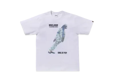 A BATHING APE x MICHAEL JACKSON Tee "White"