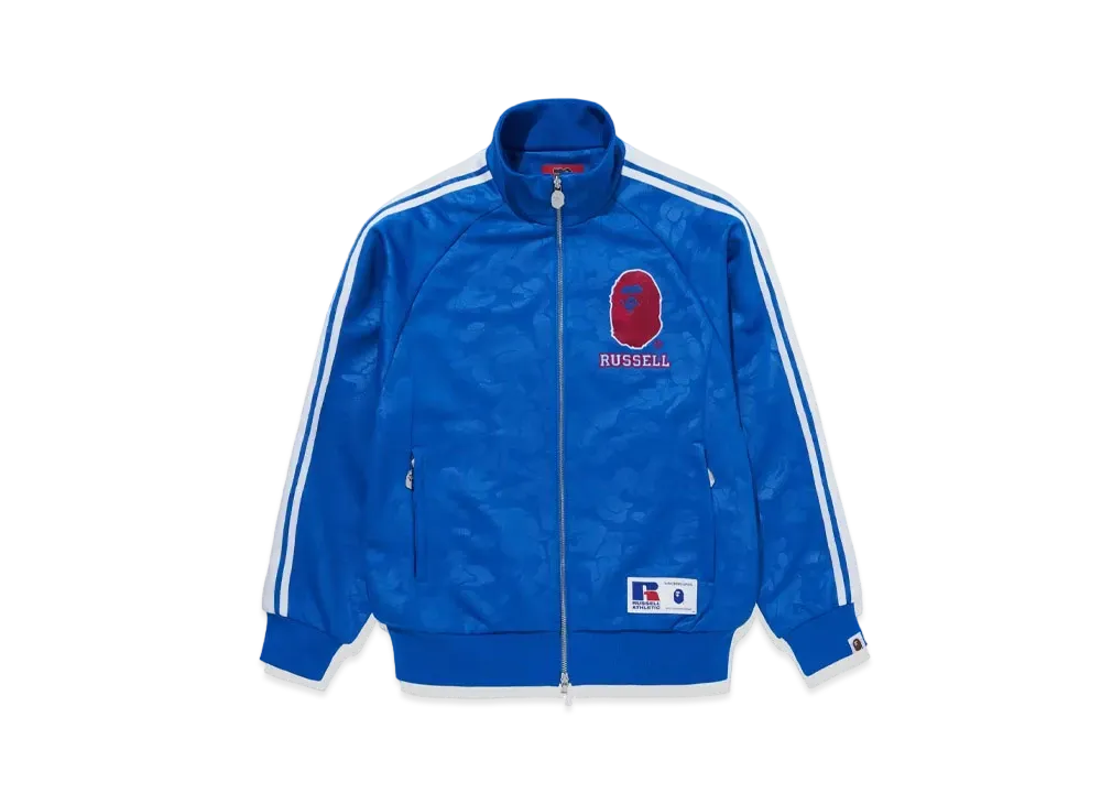 A BATHING APE x RUSSELL Track Jacket "Blue"