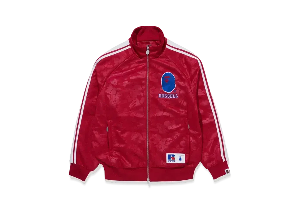 A BATHING APE x RUSSELL Track Jacket "Red"