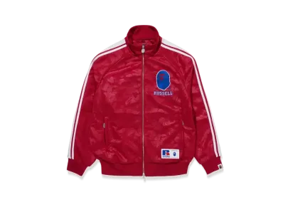 A BATHING APE x RUSSELL Track Jacket "Red"