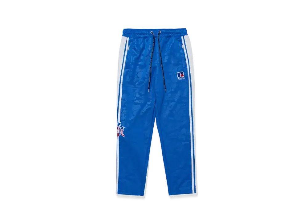 A BATHING APE x RUSSELL Track Pants "Blue"