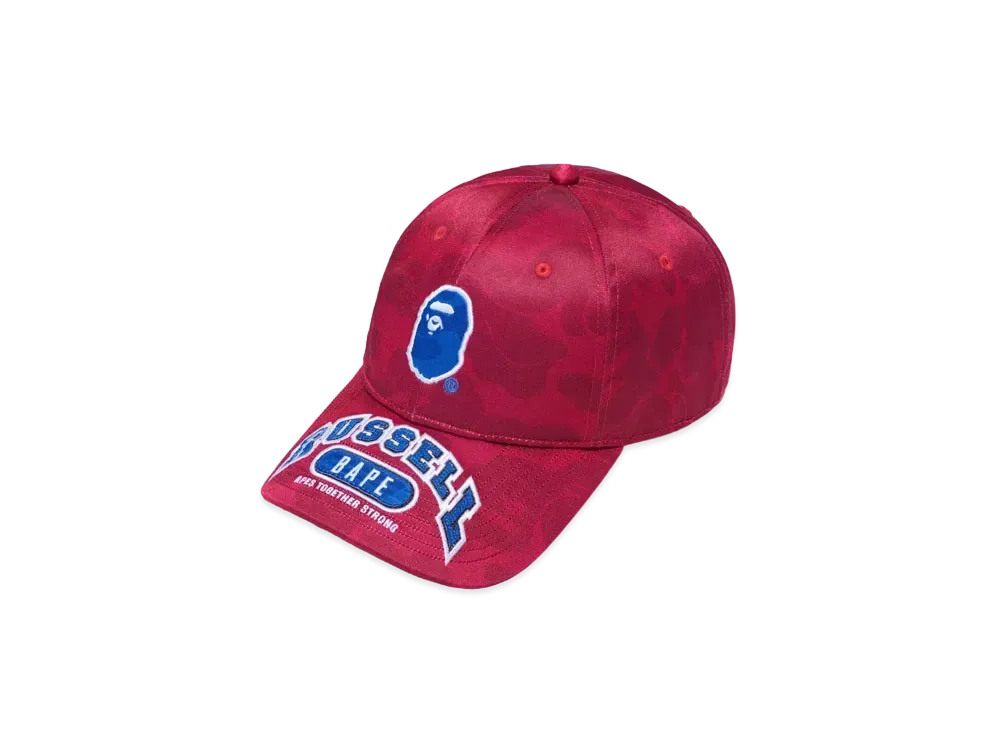 A BATHING APE x RUSSELL Cap "Red"