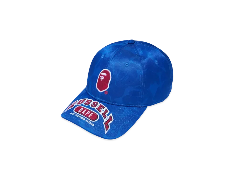 A BATHING APE x RUSSELL Cap "Blue"