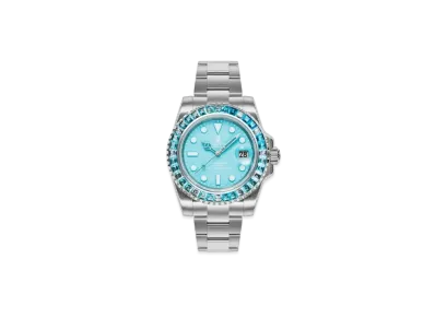 A BATHING APE Type 1 Bapex Crystal Stone "Blue"