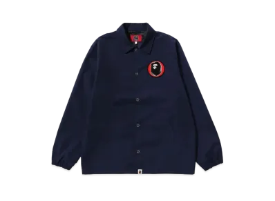 A BATHING APE 30th Anniversary Senjya Fuda Coach Jacket "Navy"