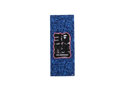 A BATHING APE 30th Anniversary Tenugui "Navy"