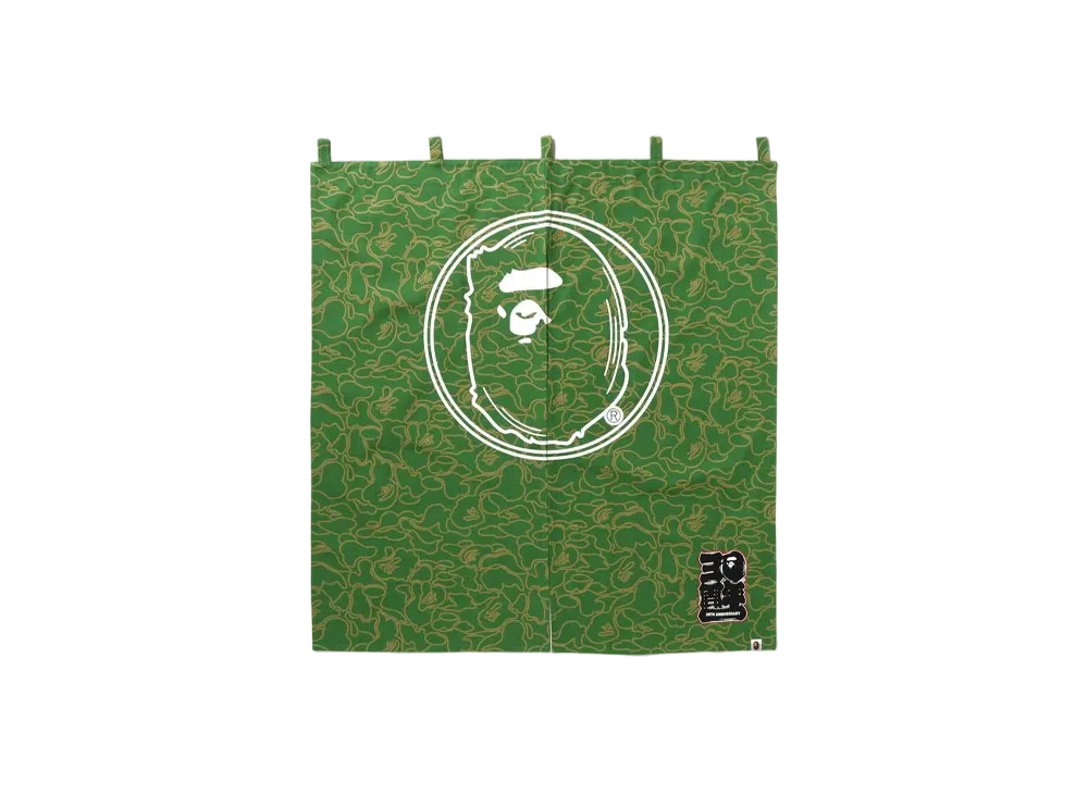 A BATHING APE 30th Anniversary Camo Noren "Green"