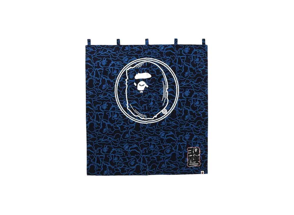 A BATHING APE 30th Anniversary Camo Noren "Navy"