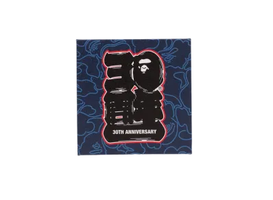 A BATHING APE 30th Anniversary Canvas S "Navy"