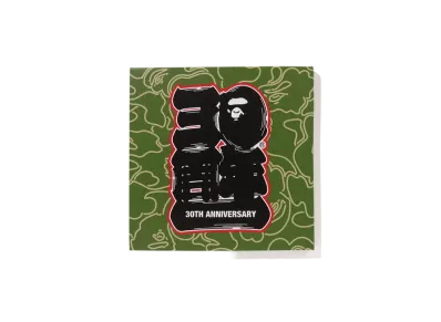 A BATHING APE 30th Anniversary Canvas M "Green"