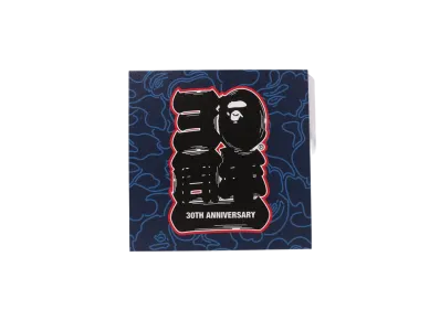 A BATHING APE 30th Anniversary Canvas M "Navy"