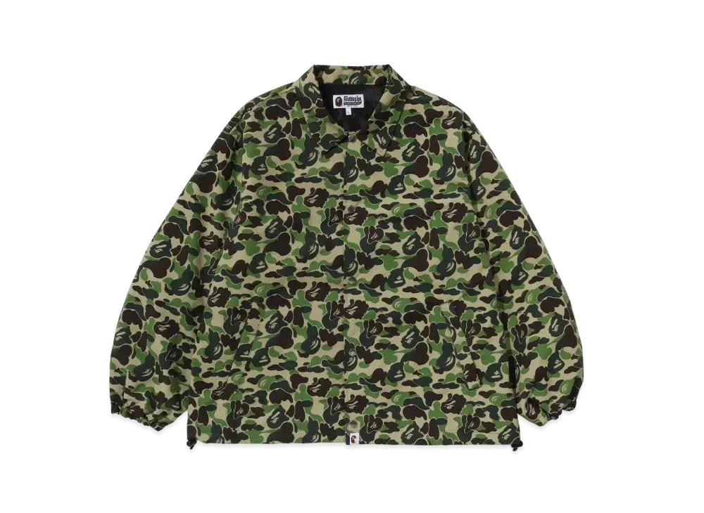 A BATHING APE x October's Very Own OVO Abc Camo Coach Jacket "Green"