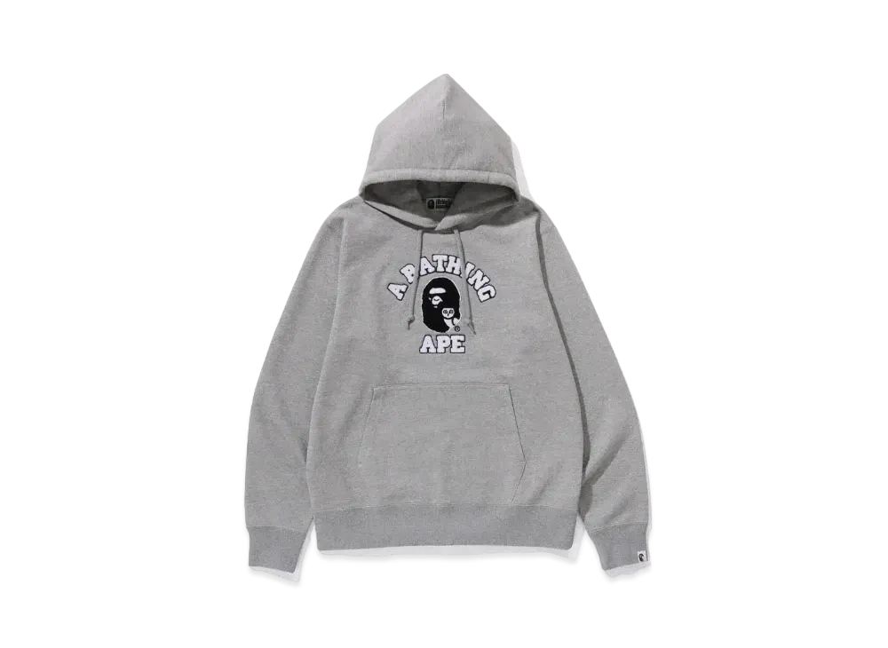 A BATHING APE x October's Very Own OVO Pullover Hoodie "Gray"