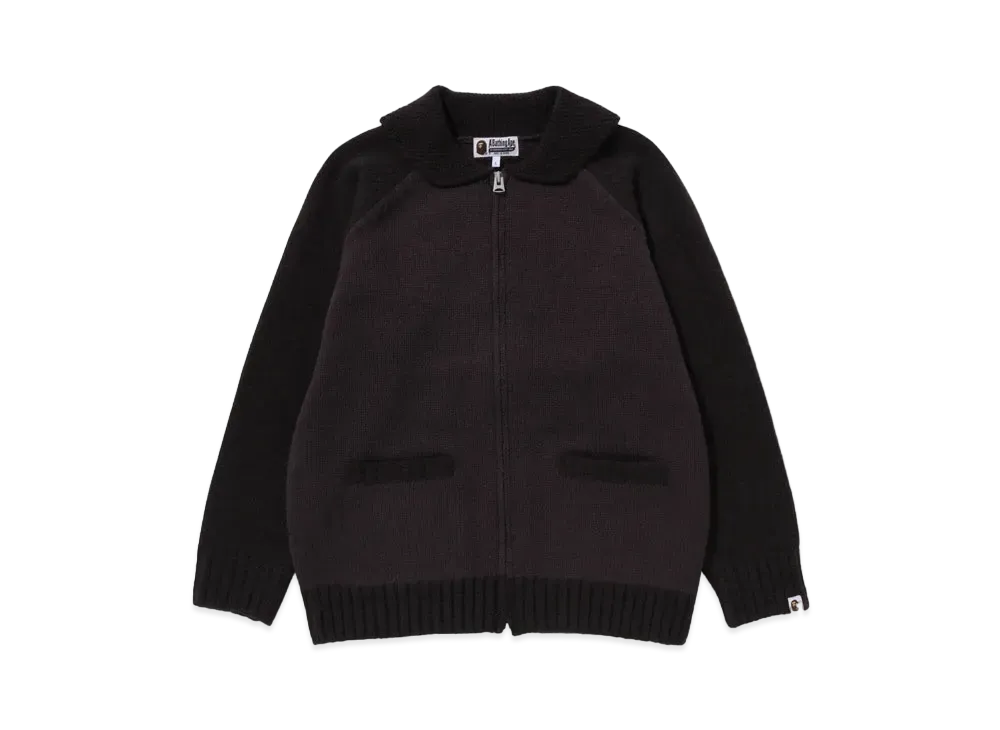 A BATHING APE x October's Very Own OVO Cowichan Sweater "Gray"