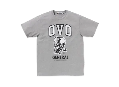 A BATHING APE x October's Very Own OVO General Tee Harajuku Store Limited "Gray"