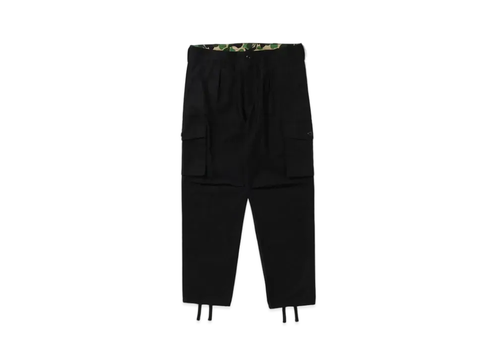 A BATHING APE x October's Very Own OVO 6 Pocket Pants "Black"