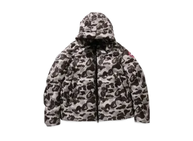 A BATHING APE x CANADA GOOSE Crofton Puffer "Gray"