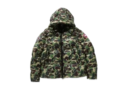 A BATHING APE x CANADA GOOSE Crofton Puffer "Green"