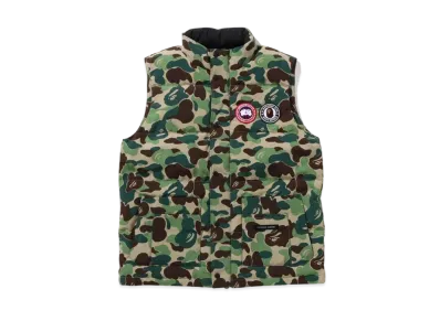 A BATHING APE x CANADA GOOSE Freestyle Vest "Green"