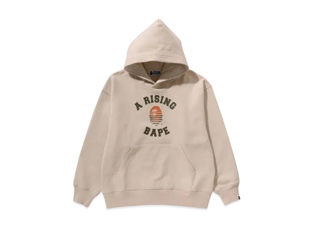 A RISING BAPE Pullover Hoodie "Ivory"