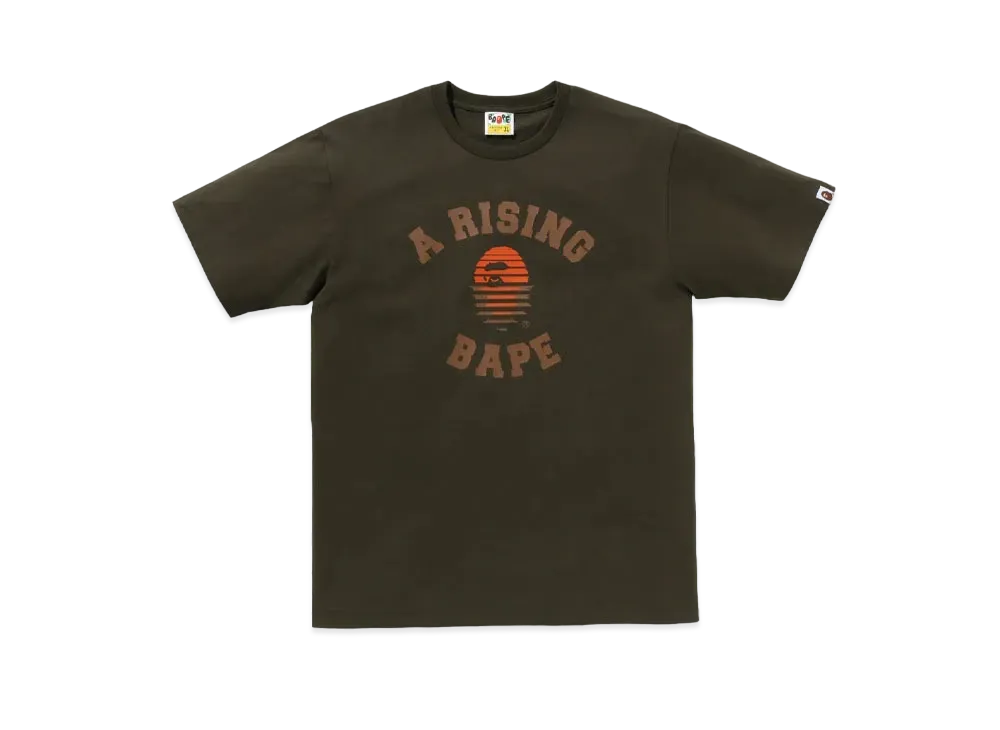 A RISING BAPE Tee "Olive"
