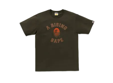 A RISING BAPE Tee "Olive"