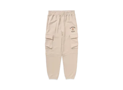 A RISING BAPE Military Sweatpants "Ivory"