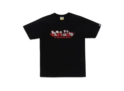 A BATHING APE Christmas Baby Milo Tee "Black"