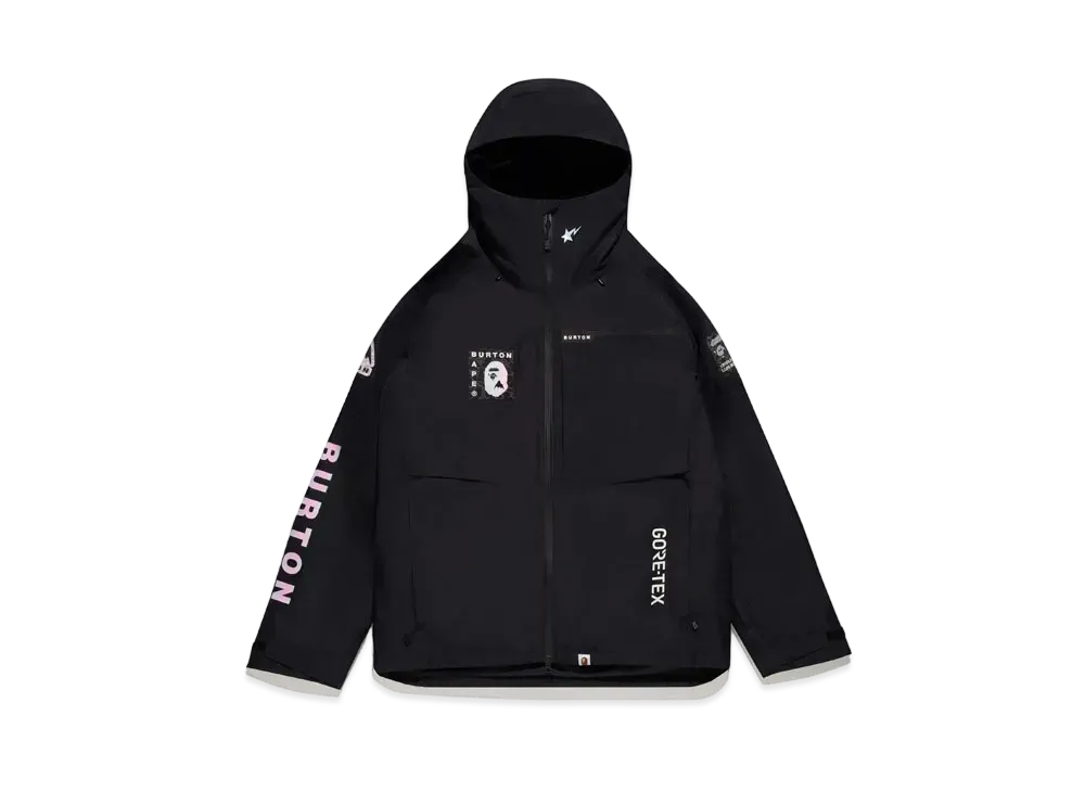 A BATHING APE x BURTON GORE-TEX Pillowline Jacket "Black"
