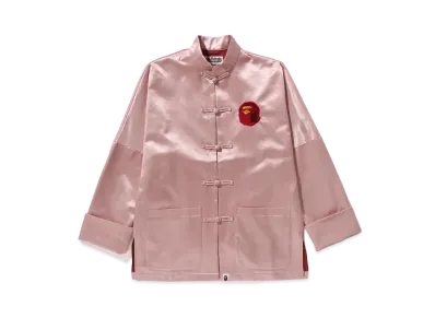 A BATHING APE Ladie's Year Of Dragon China Jacket "Pink"