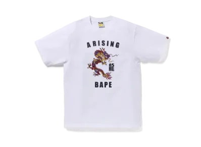 A BATHING APE Men's Year Of Dragon Tee "White"