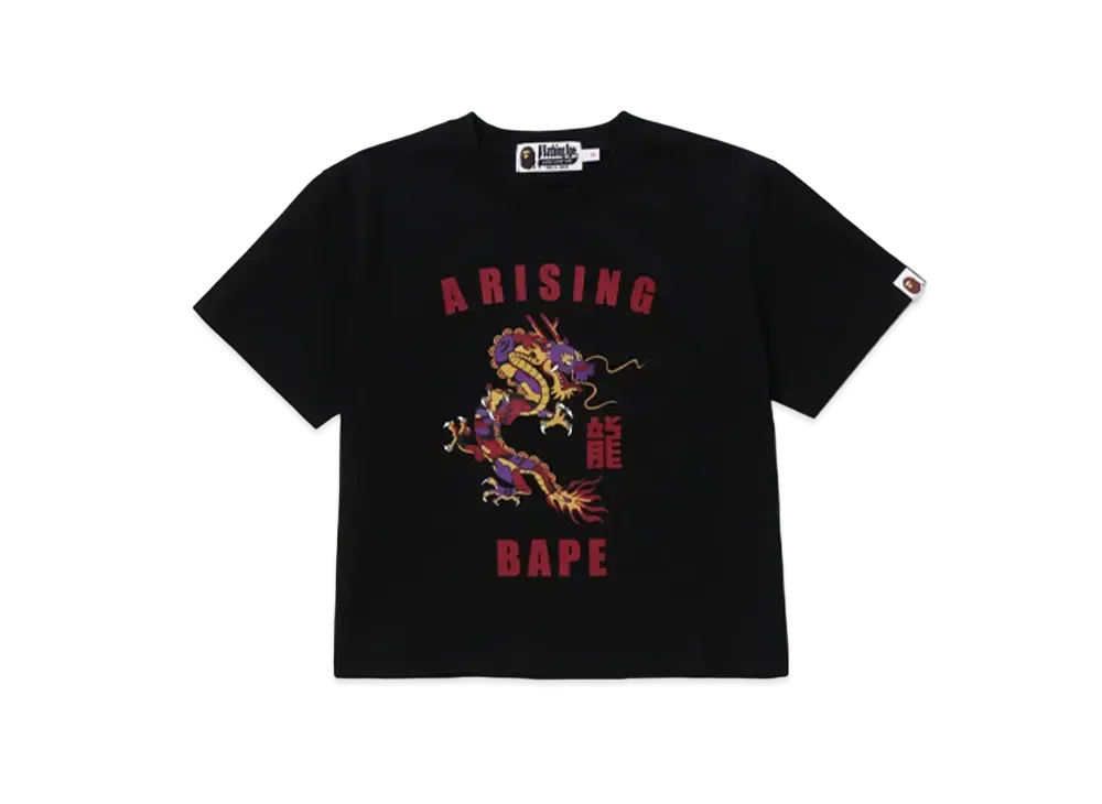 A BATHING APE Ladie's Year Of Dragon Mini Tee "Black"