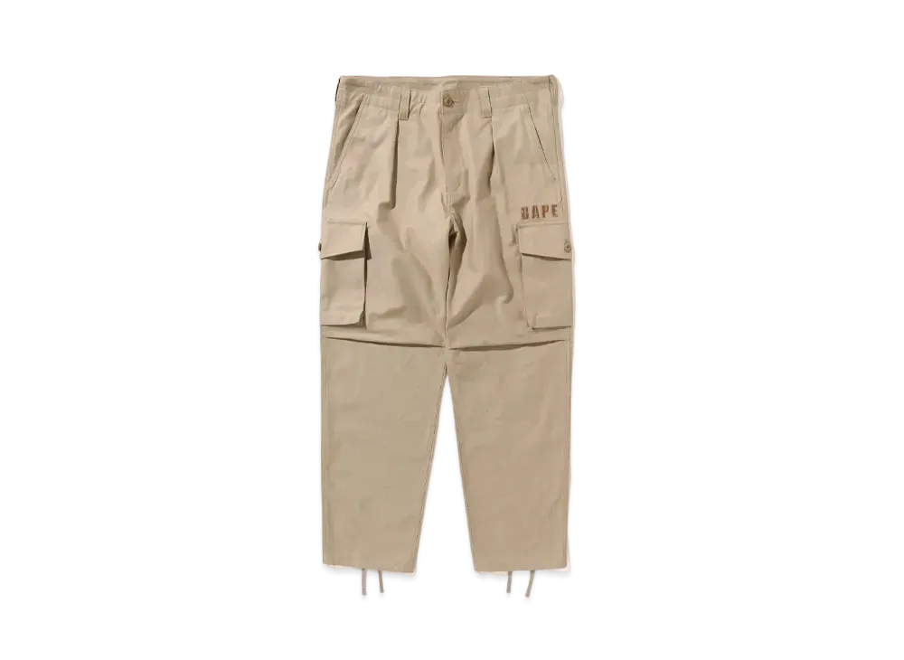 A BATHING APE Year Of Dragon Army Pants "Beige"