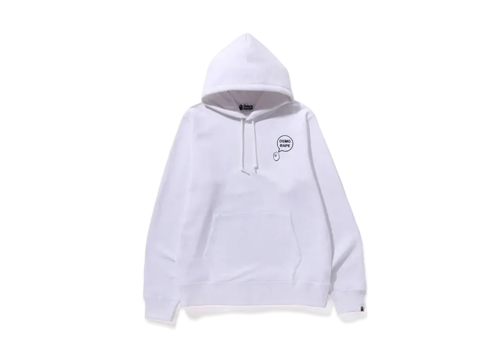 A BATHING APE x Dover Street Market Pullover Hoodie "White"