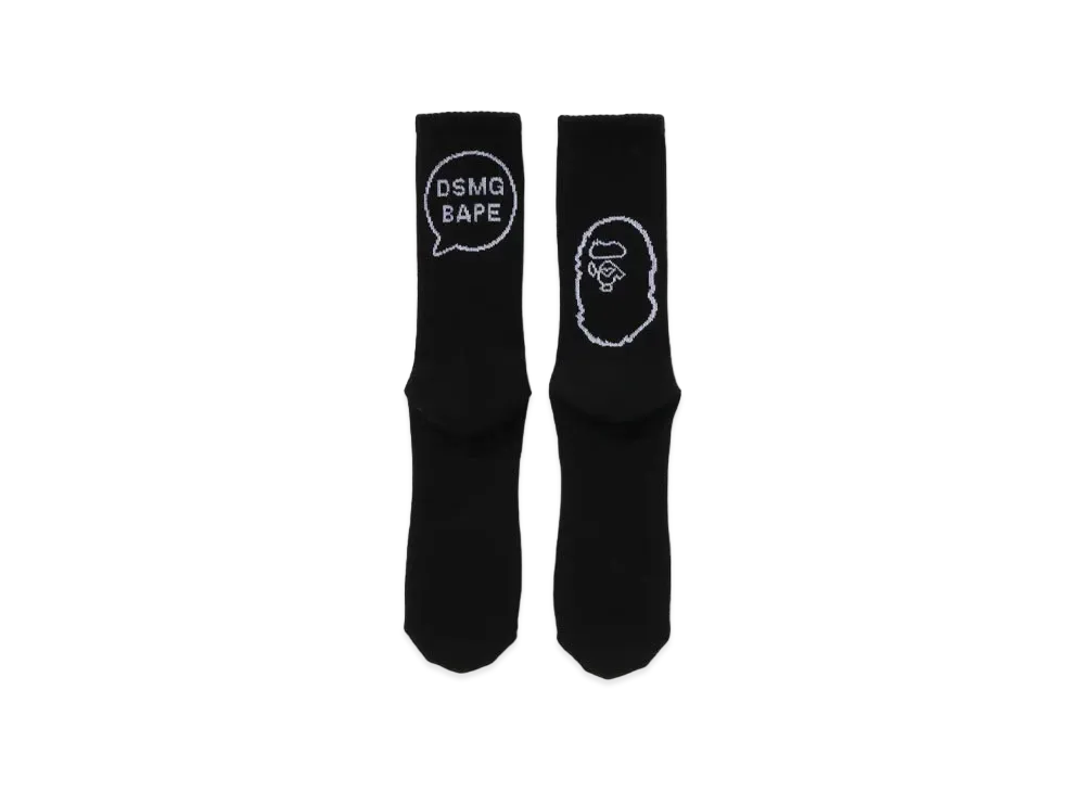 A BATHING APE x Dover Street Market Socks "Black"